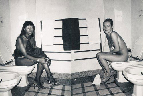 kate moss toilet